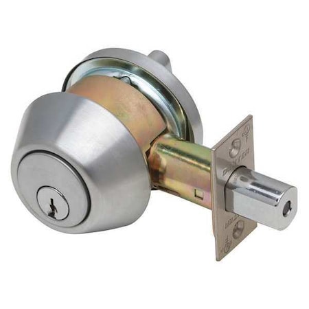 Dexter By Schlage Deadbolt Locks, Cylindrical, Grade 1 DB1000-SCT-626-KDC