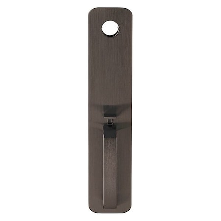 Dexter By Schlage Thumbpiece Pull Plate, Dark Bronze, 3" L ED1000T-CLRM-TP-NC-10B