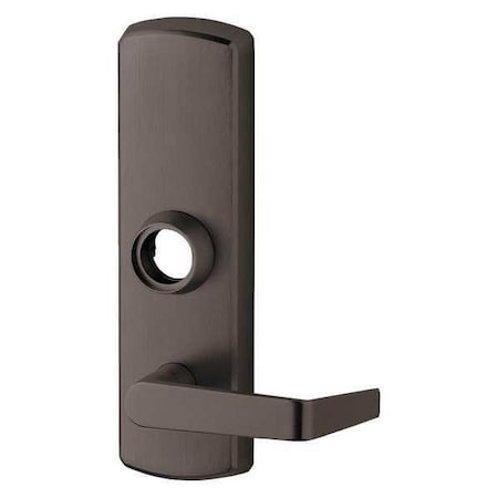 DEXTER BY SCHLAGE Escutcheon Trim, Type Night Latch ED1000T-NL-R-ESC-NC-10B