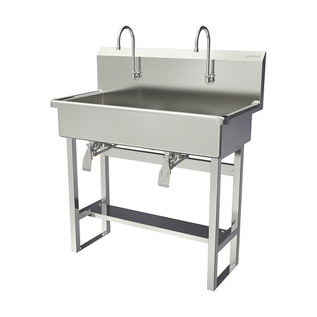Sani-Lav Wash Station, 40"x20"x45", SS 54FK1