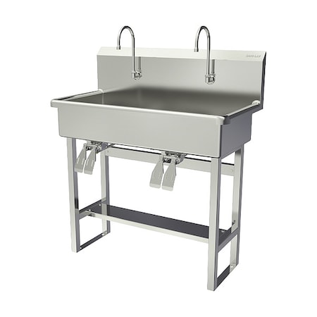 Sani-Lav Wash Station, 40"x20"x45", SS 54FK2
