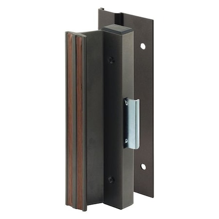 Primeline Tools Patio Door Surface with Clamp Latch, Bronze, Extruded Aluminum (Single Pack) C 1163
