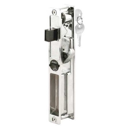 Prime-Line Products C 1074 Sliding Door Keyed Handle Set, Chrome Diecast, 1-Pack
