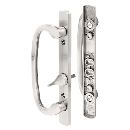 Primeline Tools Patio Door Handle Set, Satin Nickel C 1282