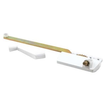 Primeline Tools 9-1/2 in. Single-Arm Left-Hand Casement Operator, White Finish (Single Pack) TH 23022