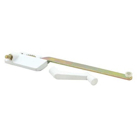 Primeline Tools 9-1/2 in. Single-Arm Right-Hand Casement Operator with Crank, fits Truth, White Finish (Single Pack) TH 23025