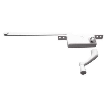 Primeline Tools 8 in., White Diecast, Casement Operator, Right Hand, Square Type (Single Pack) H 3833