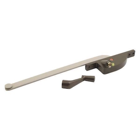 Primeline Tools Steel Casement Operator, 9 in. Arm, Teardrop Housing, Bronze, Right (Single Pack) H 4291
