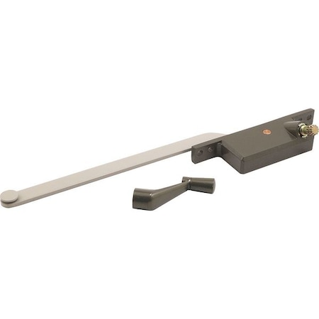 Primeline Tools Steel Casement Operator, 8 in. Arm, Square Housing, Bronze, Right Hand (Single Pack) H 4308