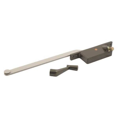 Primeline Tools Steel Casement Operator, 9 in. Arm, Square Housing, Bronze, Right Hand (Single Pack) H 4309