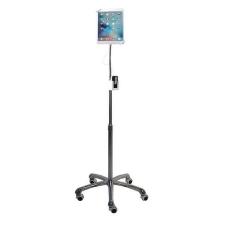 CTA DIGITAL Tablet Floor Stand, Silver, 26" L PAD-SHFS