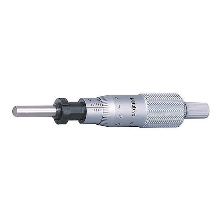 Mitutoyo Micrometer Head, 0 to 25mm Range, Steel 150-802