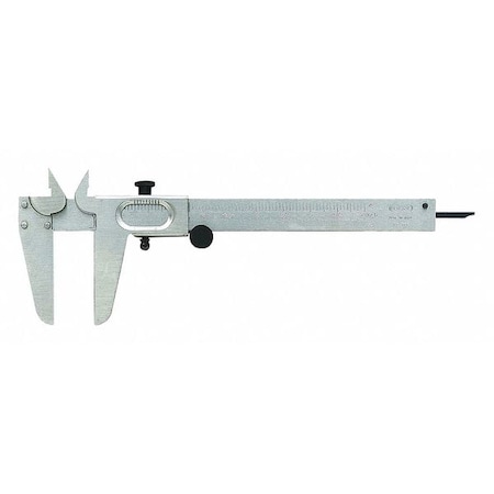 GENERAL TOOLS Vernier Caliper, Steel, 2-9/16" Jaw D 722