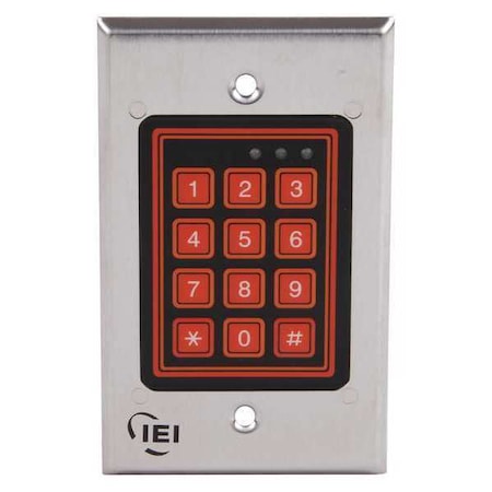Linear Weather Resistant Keypad, 4-1/2" H 232W