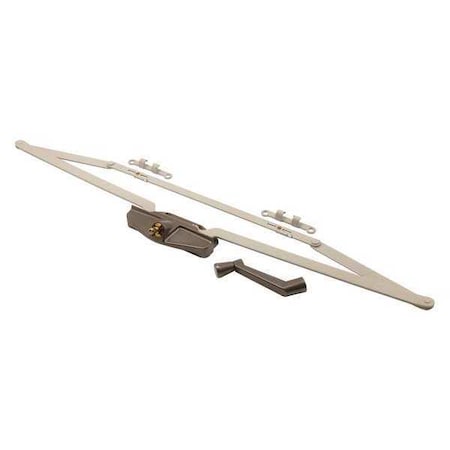 True Hardware Roto Gear Awning Operator, 25-1/2 in. with Crank, Bronze Finish (Single Pack) TH 24058