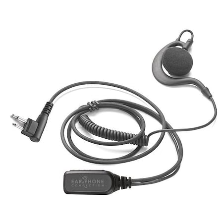 Earphone Connection Light Duty Speaker Earhook Clip-On, Black EP203