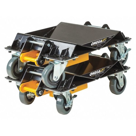 Omega Lift Wheel Dolly, 20-1/2" L x 13-7/8" W, PK2 47020
