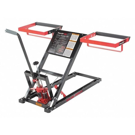 Pro Lift T-5305 Lawn Mower Lift with Hydraulic Jack for Riding Tractors and Zero Turn Lawn Mowers - 500 Lbs Capacity