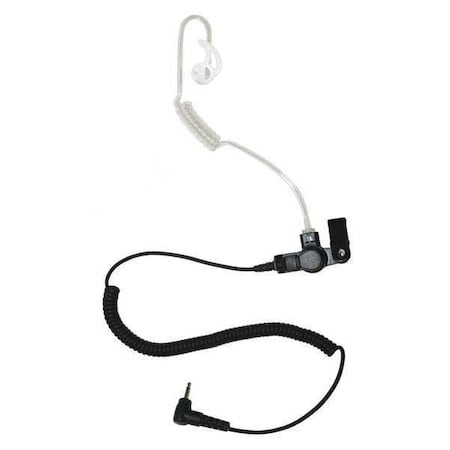 Earphone Connection Long Tube Listen Only Earpiece, Black EP1069SC