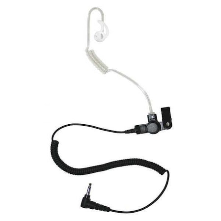 Earphone Connection Long Tube Listen Only Earpiece, Black EP1089SC