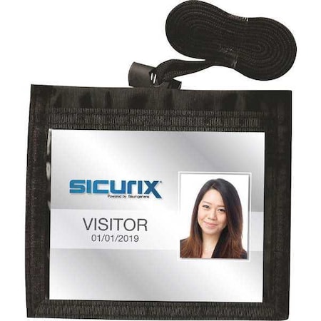 Sicurix Badge Holder, Horizontal, PK12 BAU 55130