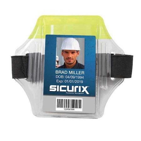 Sicurix Arm Badge Holder, Vertical, PK12 BAU 66894