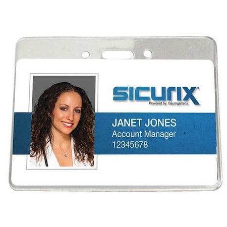 Sicurix Government Badge Holder, Horizontal, PK50 BAU 67870