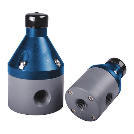 Hayward Flow Control Relief Valve, 1/2", PP/TFE/EPDM, Adjustable 10-150 psi, FPT RPV3050TPE1