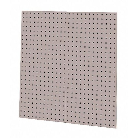 Kennedy Pegboard, Gray, 36" H, Steel, 18" W, PR 50002UGY