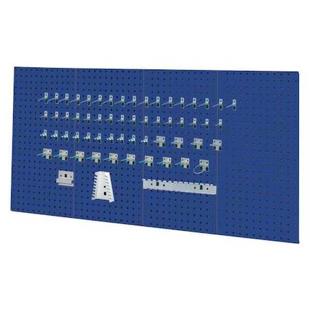 Kennedy Pegboard Kit, Classic Blue, 36" H, Steel 50004BL