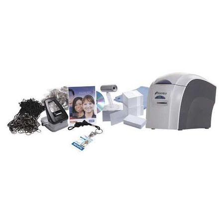 Sicurix ID Card Printer, Gray/White, For PC or MAC SRX 3649-0001K1