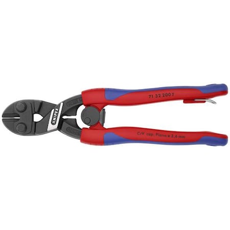 Knipex Mini Bolt Cutter, 8" Overall Length 71 32 200 T BKA