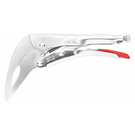 Knipex 8 in Long Nose Plier Zinc Plated Handle 41 44 200