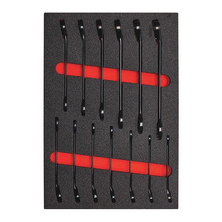 Proto Ratcheting Wrench Set, 12 pt., 13 pcs. JSCVM-13SK