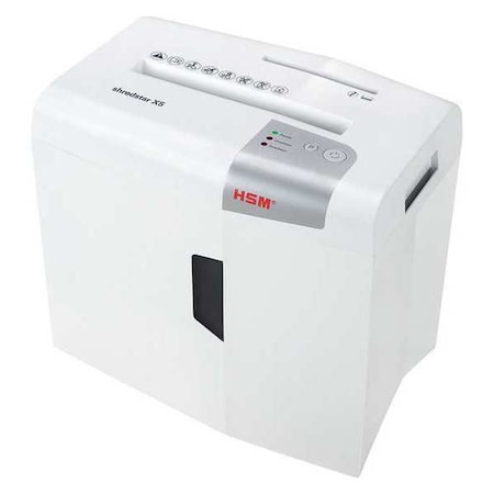 Hsm Paper Shredder, Cross-Cut Style shredstar X5