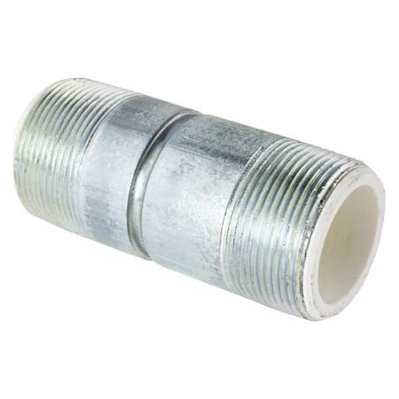 Rheem Nipple, 4" L, 4" H, Steel/Polypropylene AP11179B