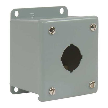 Siemens Pushbutton Enclosure, 1 Column, 1 Hole US2:P30EMS01P