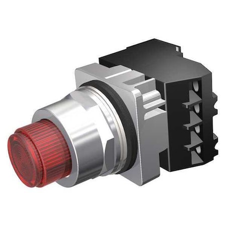 Siemens Illuminated Push Button, Size 30mm, Red 52PT6D2AP