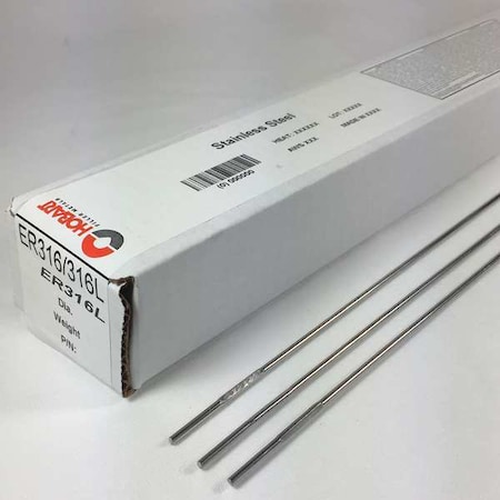 Hobart Welding Products TIG Welding Rod, 3/32'' dia., 36'' L, 10 lb 54JK90