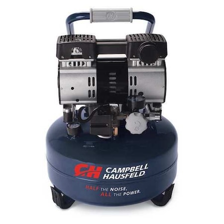 Campbell Hausfeld Air Compressor, 1.0 HP, 120VAC, Tank 6 gal. DC060500