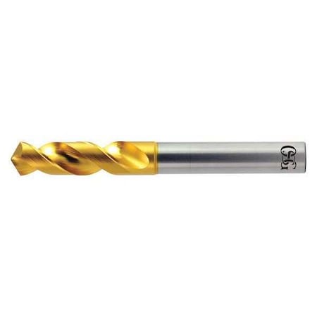 Osg Screw Machine Drill Bit, 1.50 mm Size, 140  Degrees Point Angle, High Speed Steel, TiAlN Finish 6151511