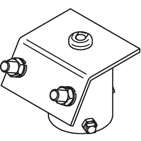 Exo Wall/Pole Mounting Bracket, 2"Lx2"W x 4"H 4024C