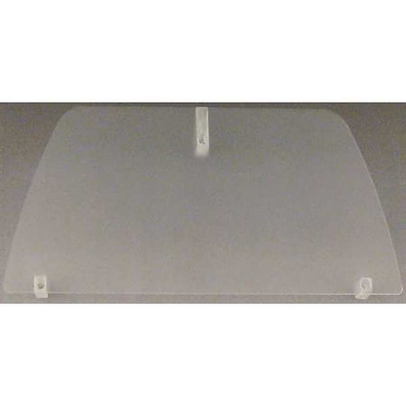 Hubbell Outdoor Lighting Frosted Comfort Shield, 3-1/4"Lx8"Wx1/4"H ASSY-LENS LNC PC FRSTD w/GSKT