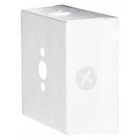 Hubbell Outdoor Lighting Back Box, 3-1/2" L x 4" W x 2" H BB-GEO-WH