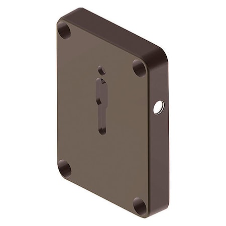 Hubbell Outdoor Lighting Wall Bracket, 4" L x 3-1/2" W x 1" H WB-AREA-DB