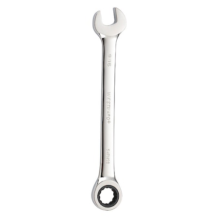 Westward Combination Wrench, SAE, 7 1/2 in Length, 9/16 in Head, 12 Points 54PN28