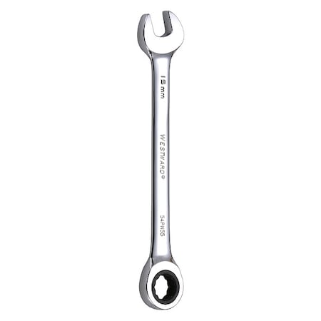 Westward Wrench, Combination, Metric, 7-7/8" L. 54PN55