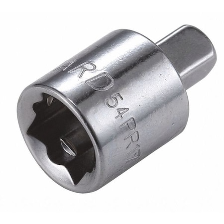 Westward Drive Adapter, 3/8", 1/2" Drive, 1" L. 54PR17