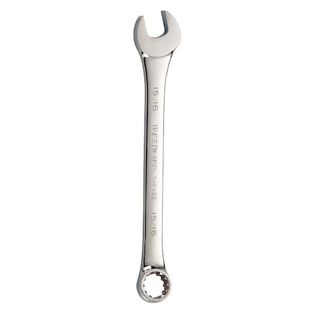 Westward Combination Wrench, 15/16", SAE, 12 pt. 54RY87