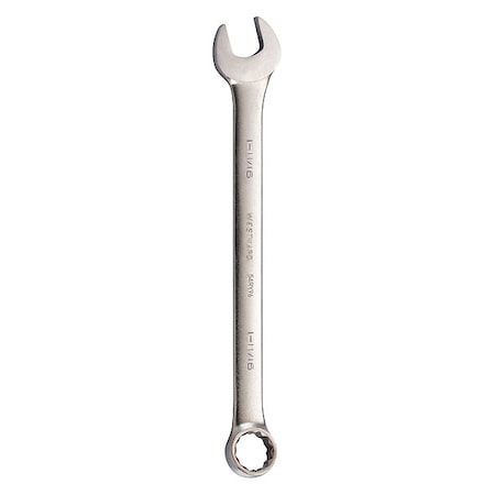 Westward Combination Wrench, 1-11/16", SAE, Satin 54RY96